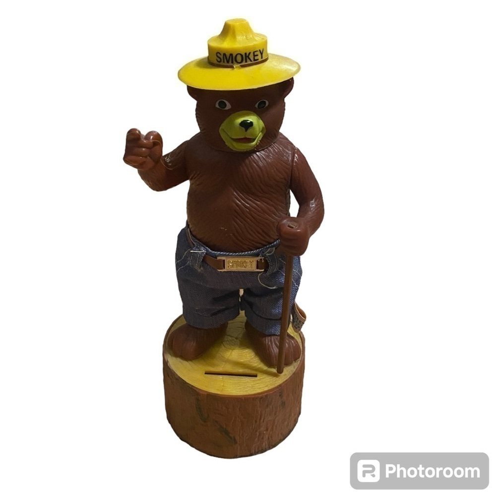 Vintage Smokey the Bear Bank Figure Dakin